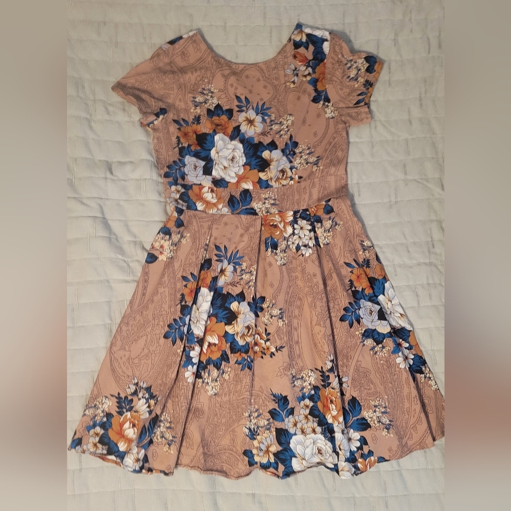 Floral Asymmetrical Dress